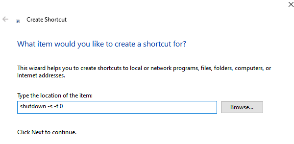 How to Shutdown or restart your computer with a shortcut?
