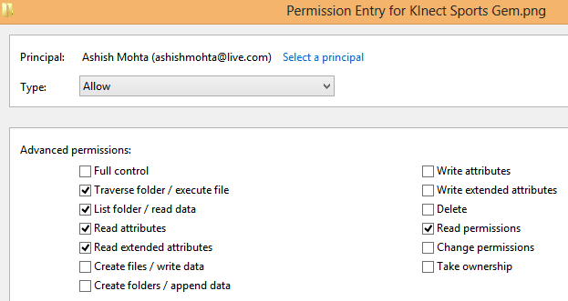 take full ownership of files