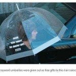 Transparent Umbrella by Hair Saloon