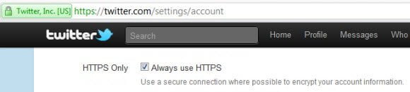 Twitter support for HTTPS