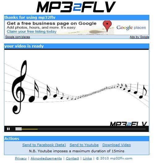 How to easily upload Mp3 as videos on YouTube