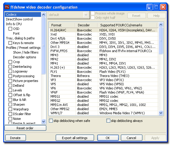 códec x264 xp-win7.exe