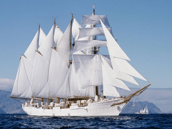 White beauty ship