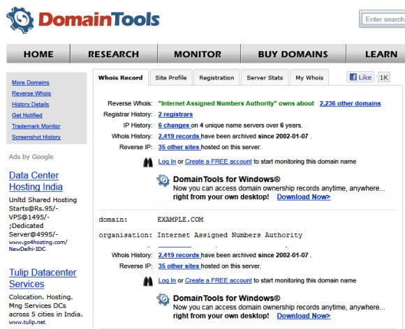 Who Is Domain Tools