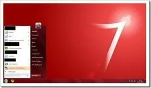 Windows 7 Red theme