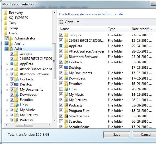 Windows 7 Easy Transfer Files to Windows 10 with User data & Settings