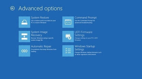 Windows 8 Advance Settings