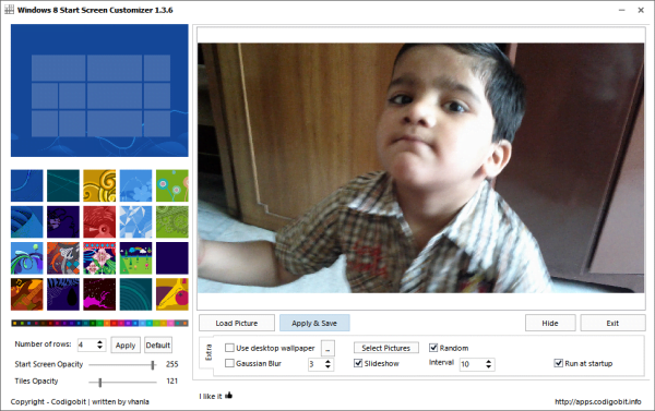 Windows 8 Start Screen Customize