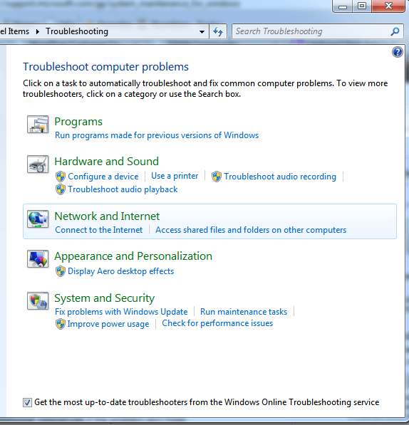 Windows troubleshooting platform это