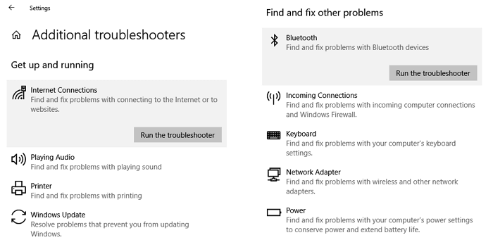 Manually Automate Troubleshooting Windows 10