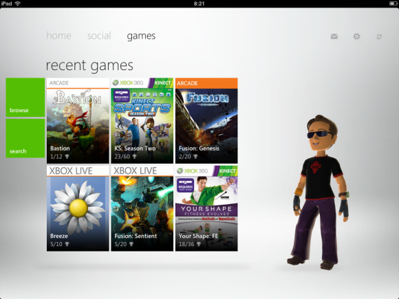 Video : My Xbox Live App for iPhone / iPad