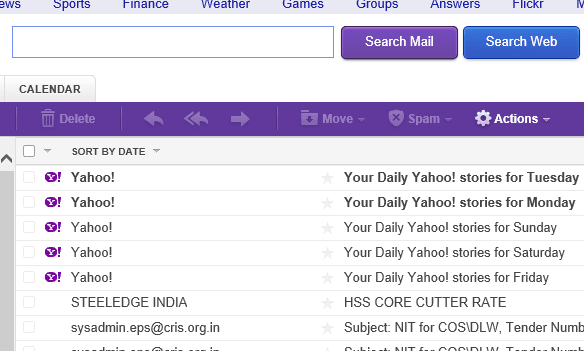 Yahoo Promotuonal Email