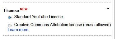 YouTube CC License