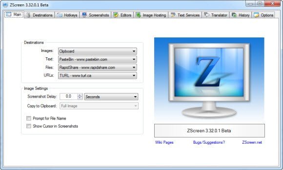 ZScreen Capture Utility