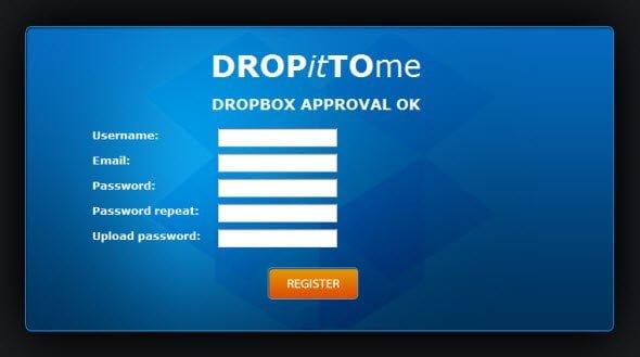 authorize file upload to your dropbox by anyone you want