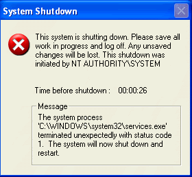 Shutdown не работает windows 10