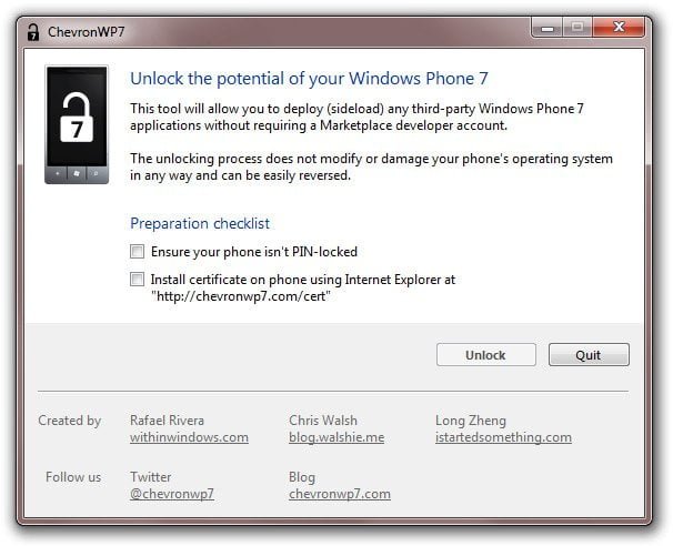 Free Download Windows Phone 7 Jailbreak Unlocker Application