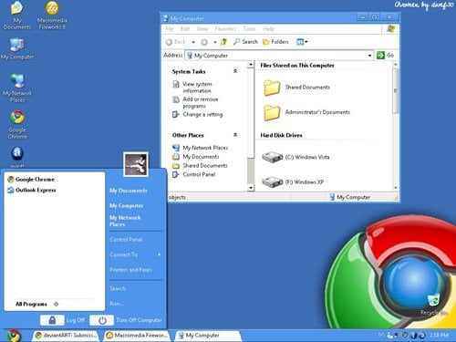 Chrome Theme for Windows XP