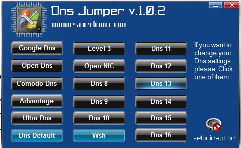 DNS jumper