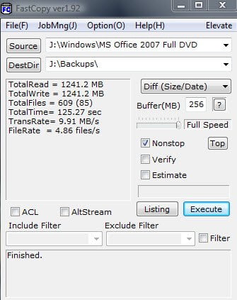 fast copy files windows 10