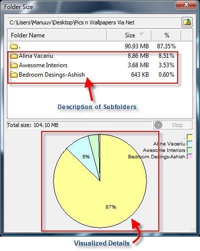 Advanced Folder Size options