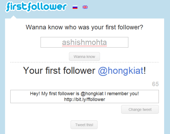 First follower