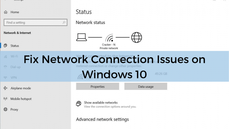 How to Fix Network Connection Issues on Windows 11/10