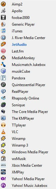 Foxy tunes players compatibility list