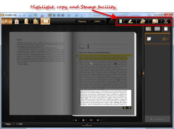 free ebook reader to read PDF EPUB XML HTML KBJ and more in flip style