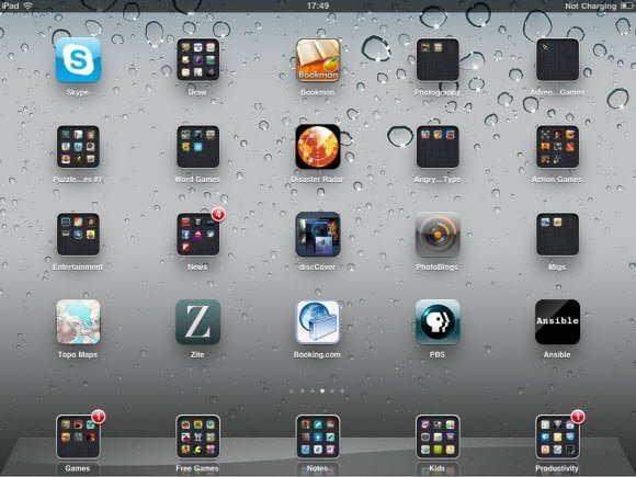 iPad Apps Layout