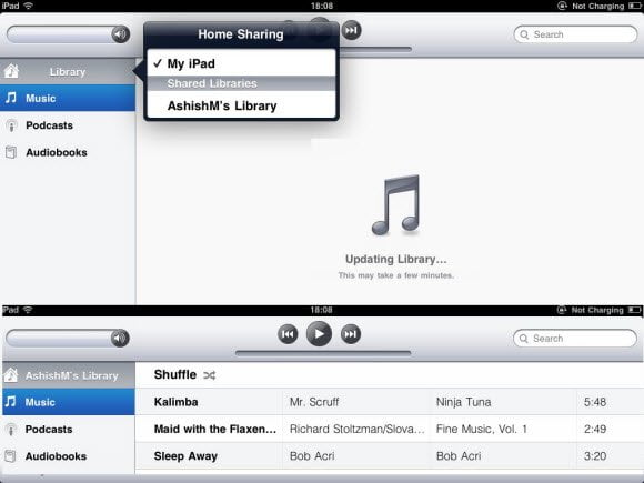 iPod Album Selection