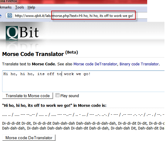 morse code translator