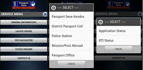 Passport Application Status Tracker