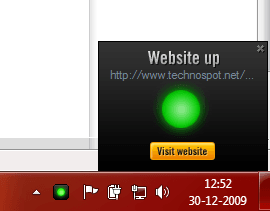 Pingdom website downtime notifier