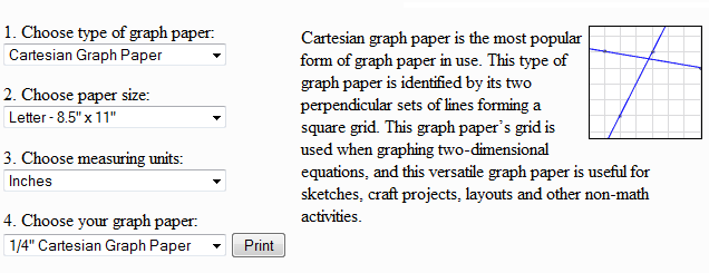 Print Graph paper online