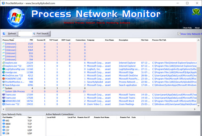 download the new for windows Network Monitor 8.46.00.10343