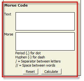 morse code to text converter