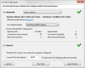 setup guide for utorrent 2.2.1