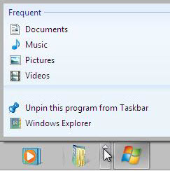 Dock Style Taskbar in Windows 7 