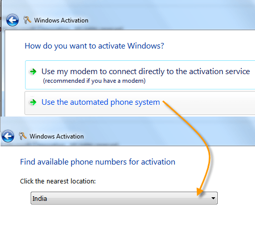 how to activate windows 10 pro by phone