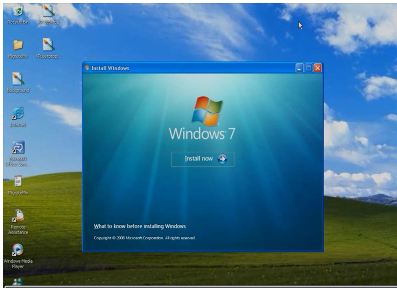 Windows Xp to Windows 7