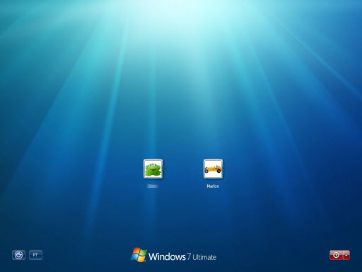 Windows 7 Login Screen for Windows XP