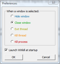 Options on how to kill windows process